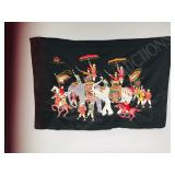 Asian embroidered tapestry- 35' x 52'