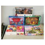 box- 8 assorted puzzles