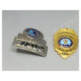 N.Y. City transit cap badge-Florida police badge