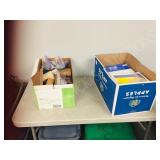 2 boxes Office supplies