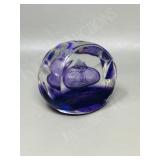 Selkirk Glass paperweight 81/350 c1980 - 3' round