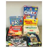 box- 7 assorted board games