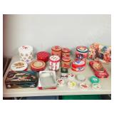 box- assorted biscuit tins