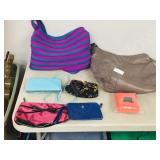 assorted hand bags & clutches