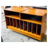 Vintage teak entertainment stand