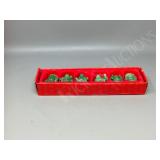 set- 6 resin Bhuddas in gift box