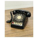 Classic black desk phone