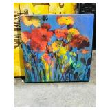 19' sq. print on canvas
