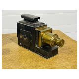 antique gas slide projector - as is