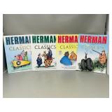 4 Herman Classic comic books