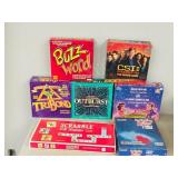 7 assorted board games
