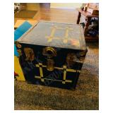 square trunk with animated christmas characters