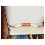 48' long steer horns, mounted