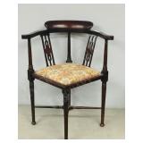 small vintage corner chair