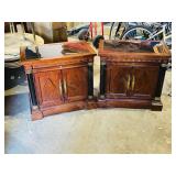 pair of modern night stands