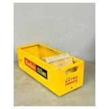 vintage metal Kodak photo file box ,
