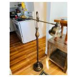 brass finish floor lamp