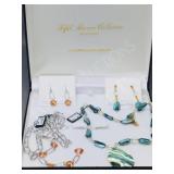 new-5th Avenue jewellry- 2 necklaces,earring sets
