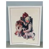 Norman Rockwell poster print- 22' x 28'