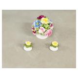 ceramic floral ornaments