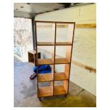 Ikea style cube shelf on legs 25w x 60h x 12