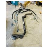 Swing man bike carrier & hoop bike carrier