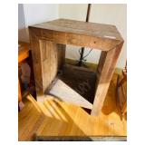 rustic side table - 22w x 24d x 25h