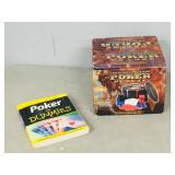 Poker chip carousel & Poker for dummies book