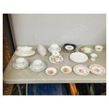 assorted types & styles of china