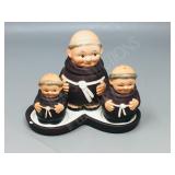 vintage Goebel  3 Monk cruet set