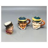 1 small Douton jug + Salt/pepper jugs