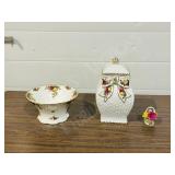 3 pcs. modern Royal Albert ' old Country Roses'