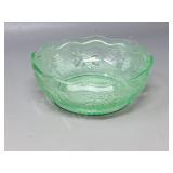 Urainium glass bowl - 6 1/4' wide