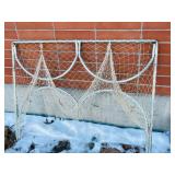 retro aluminum frame hockey net