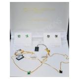 new-5th Avenue jewellry- 2 necklaces,earring sets