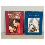 coffee table books- Sherlock Holmes/ Birds