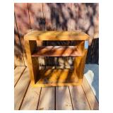 rustic square shelf 21 x 21 x 7