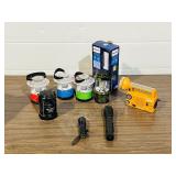 collection of flash lights