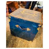 square trunk w/ animated Christmas characters