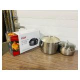 misc pots & roaster-