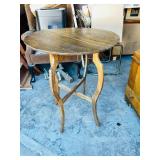 small oak drop leaf side table