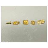 10k gold pieces - 4.8g - with 1/6ct diamond