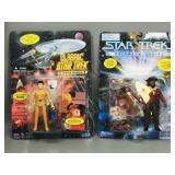 2- new in package Star Trek figures- signed