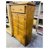 rustic pine cabinet