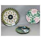 3- bone china plates, 1 Limoges
