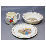 3 pc Royal Doulton bunnykins