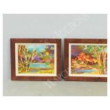 pair-framed originals-S.Simpson  11 x  13"