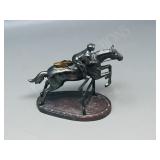 retro metal horse racing theme lighter