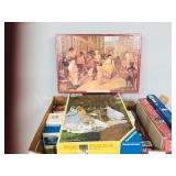 box- 9 assorted puzzles