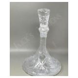 crystal ship decantor w/ stopper  12"